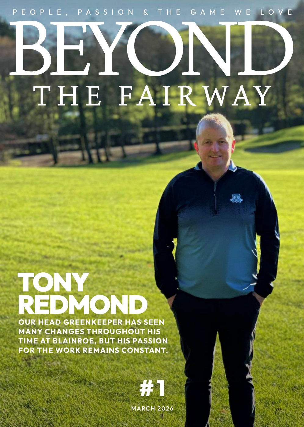 Issue 1 cover featuring Tony Redmond